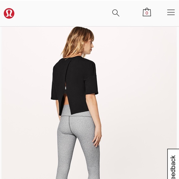 lululemon athletica Tops - ❄️TODAY ONLY❄️ Lululemon open-back short sleeve